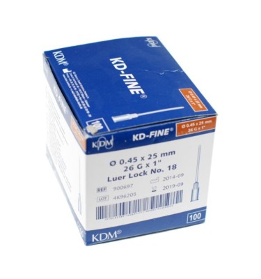 IGŁY 0,45X25  26G KD-FINE A'100
