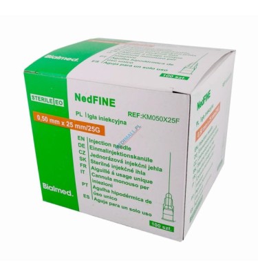 IGŁY 0,5X25 25G NEDFINE A'100
