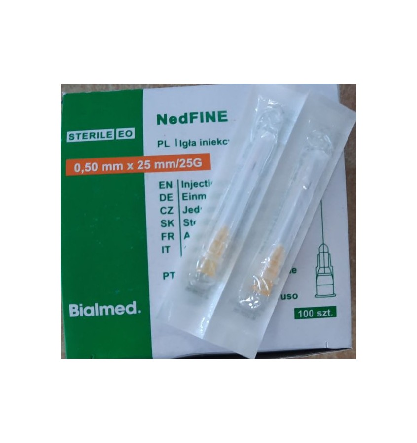 IGŁY 0,5X25 25G NEDFINE A'100