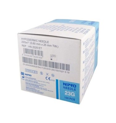 IGŁY 0,6X25  23G PROTECT  A'100