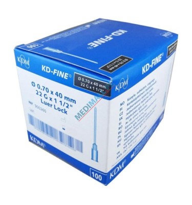 IGŁY 0,7X40   22G KD/BEROFINE  A'100