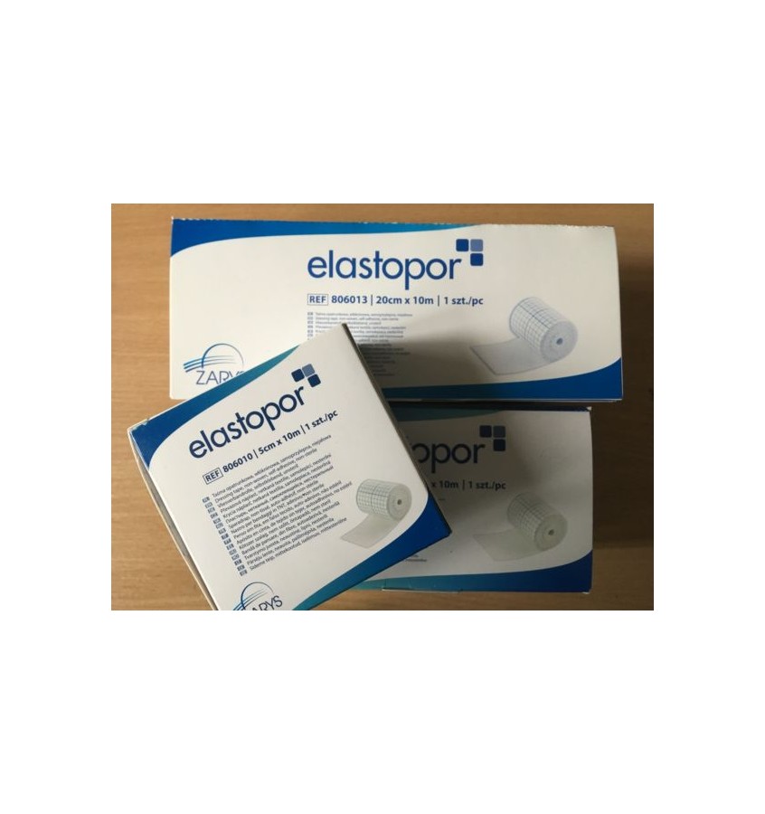 PLASTER WŁÓKNINOWY ELASTOPOR E 10cmx10mb A'1