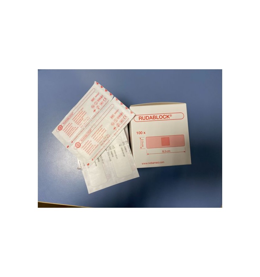 PLASTER POINIEKCYJNY RUDABLOCK 2,5CMX8,5CM A'100