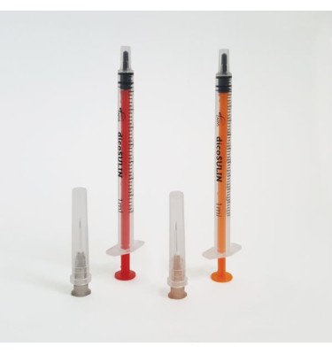 STRZYKAWKA DO INSULINY 1 ML Z IGŁĄ 0,40X13MM A'100