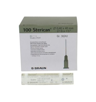 IGŁA 0,4X40 27G  A'100 STERICAN