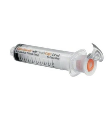 NaCl 0,9% 10ML W STRZYKAWCE OMNIFLUSH WITH SWABCAP