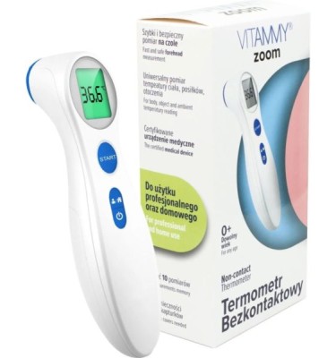 TERMOMETR BEZDOTYKOWY VITAMMY ZOOM