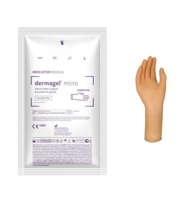 RĘKAWICE MIKROCHIRG. 6,5 BEZPUDR.DERMAGEL MICRO