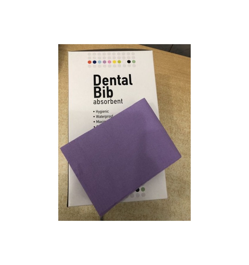 SERWETA STOM. FIOLETOWA 30cmx50m DENTAL BIB A'125