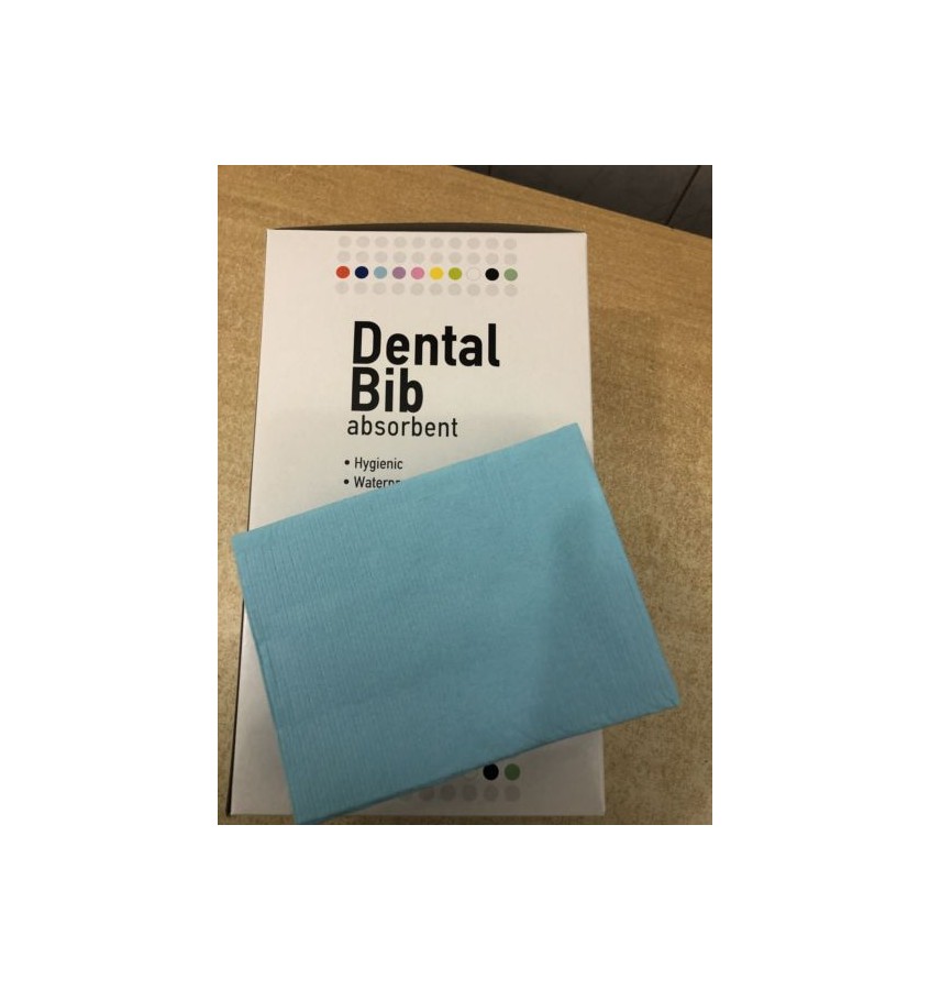 SERWETA STOM. NIEBIESKA 30cmx50cm DENTAL BIB a'125