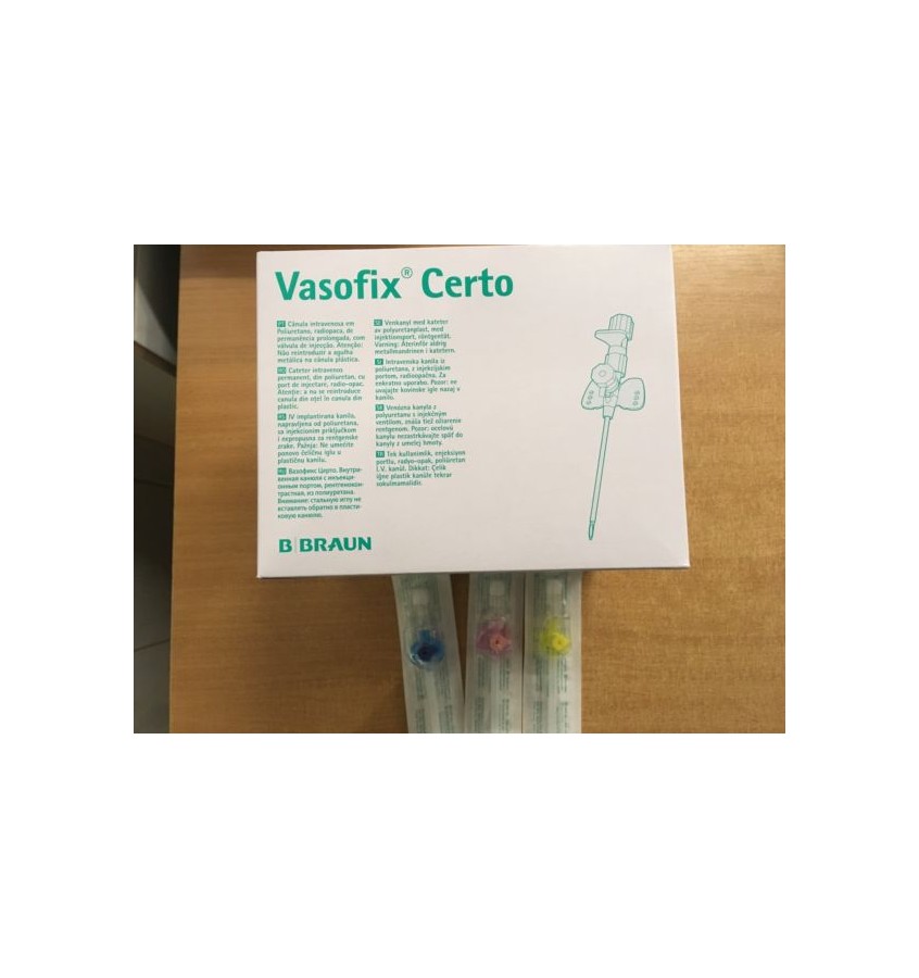 VASOFIX CERTO 1,1mmx25mm 20G RÓŻOWE B.B