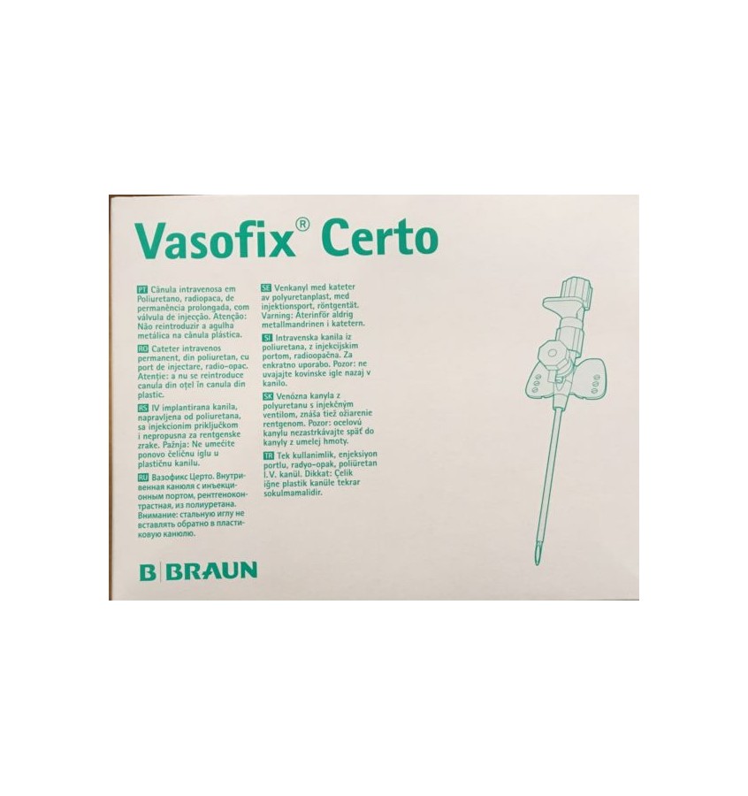 VASOFIX CERTO 1,3mmx33mm 18G ZIELONY