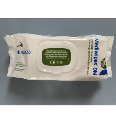 CHUSTECZKI MEDIWIPES DM A'100 FLOW-PACK ZIELONE