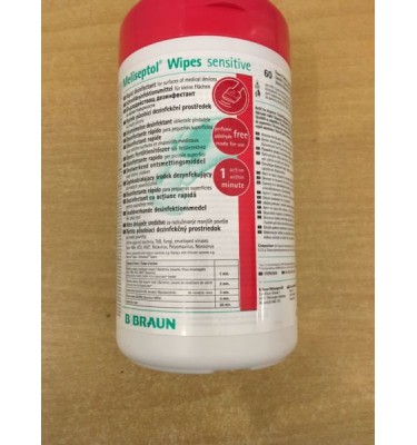 MELISEPTOL WIPES SENSITIVE BOX EU 19582