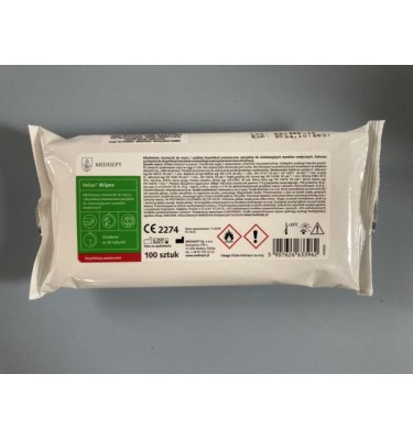Velox® Wipes CHUSTECZKI ALKOHOL A'100 WKŁAD