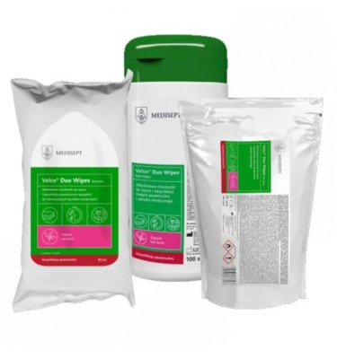 Velox® Wipes NA CHUSTECZKI  BEZALKOHOL. A'100 BOX