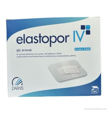 PLASTER POD VENFLON ELASTOPOR I.V. 5,1cmx7,6cm