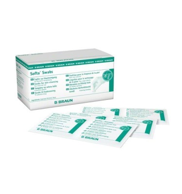GAZIKI SOFTA SWABS JAŁOWE A100 B.BRAUN