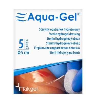 OPATRU STERYLNY NA OPARZENIA AQUA GEL FI5 O KRĄŻEK