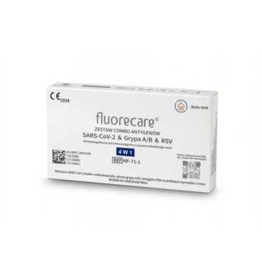 TEST FLUORECARE COMBO 4W1 GRYPA A/B,COVID,RSV