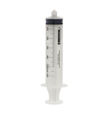 STRZYKAWKA 50ml 3-CZ. LUER LOCK do pomp