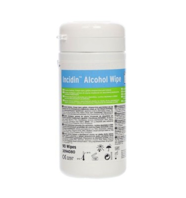 CHUSTECZKI INCIDIN ALCOHOL WIPES 15X17 A'90 TUBA