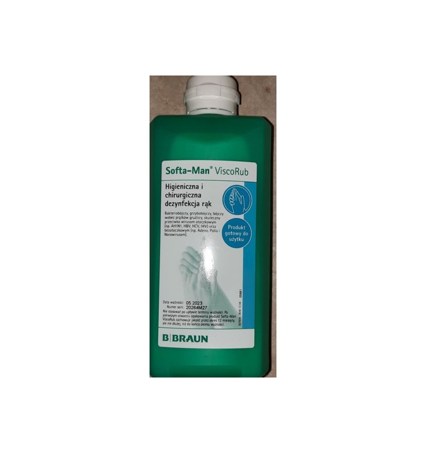 SOFTA-MAN VISCO-RUB 1L ŻEL DO PIELĘGNACJI B.BRAUN