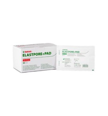 PLASTER ELASTPORE+PAD 10cm x 15cm ster. a'50