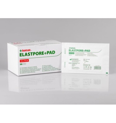 PLASTER ELASTPORE+PAD 10cm x 10cm ster. a'50
