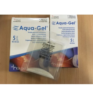 OPATRUNEK STERYLNY NA OPARZENIA AQUA GEL 5,5X11CM