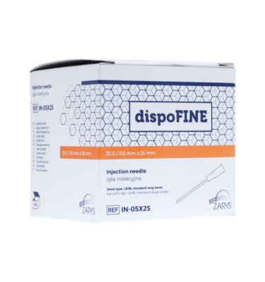 IGŁY 0,5X25  25G DISPOFINE A'100