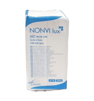 KOMPRES WŁÓKNINOWY 5X5 30G 4W A'100 NONVILUX