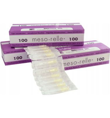 IGŁY 0,3X25 MESO-RELLE  30G A'100