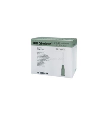 IGŁA 0,40X20mm G27X3/4  A'100 STERICAN BBRAUN