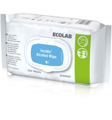 CHUSTECZKI INCIDIN ALCOHOL WIPES 20X20 A'100