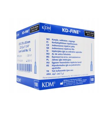 IGŁY 0,7X50   22G KD A'100