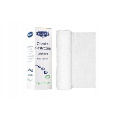 OPASKA ELASTYCZNA 5mx12cm TKANA  z zapinką