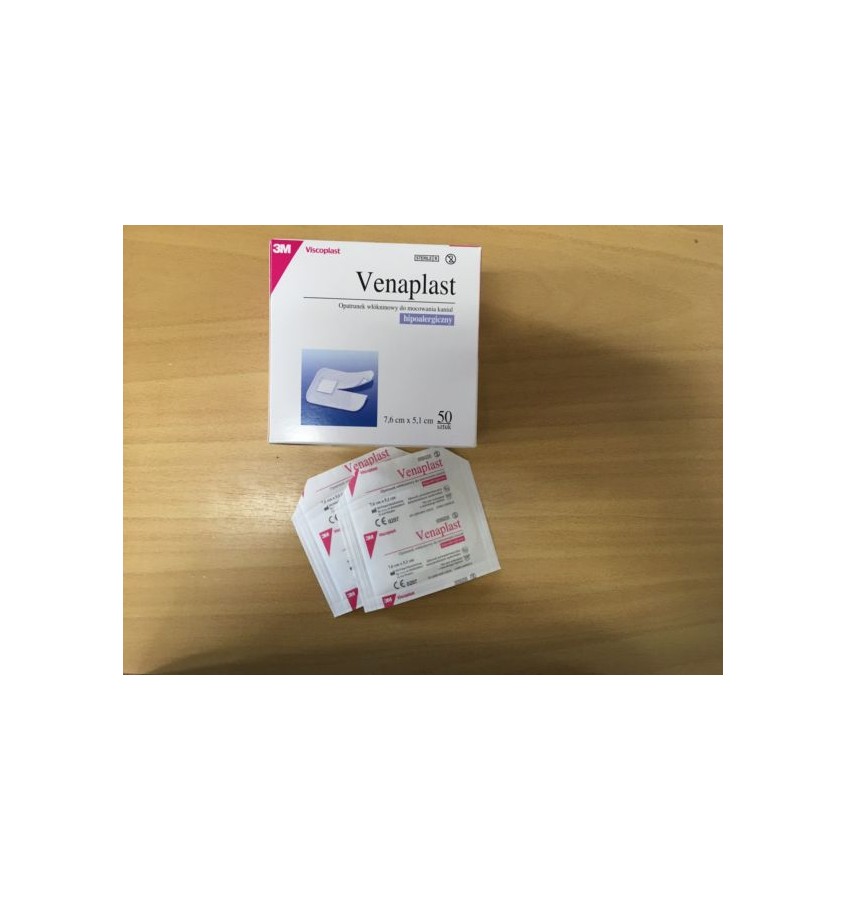 PLASTER VENAPLAST POD VENFLON 76mmx51mm a'50