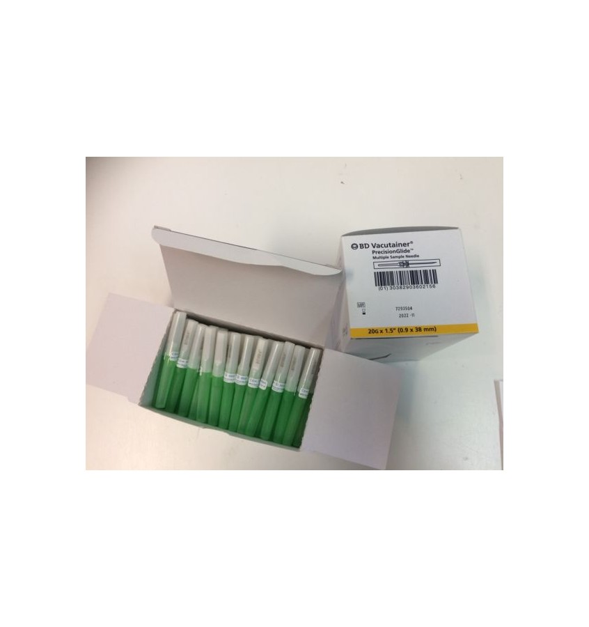 IGŁA SYSTEMOWA 21G 0,8x38mm A'100 VACUTAINER BD