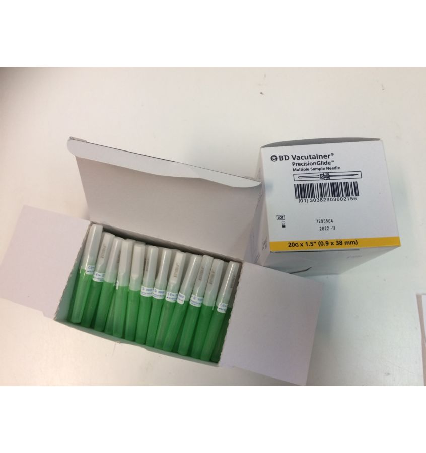 IGŁA SYSTEMOWA 20G 0,9x38mm A'100 VACUTAINER  BD