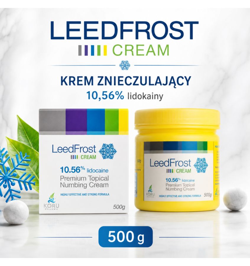KREM  LEEDFROST BODY CREAM PRZEDZABIEGOWY 500G