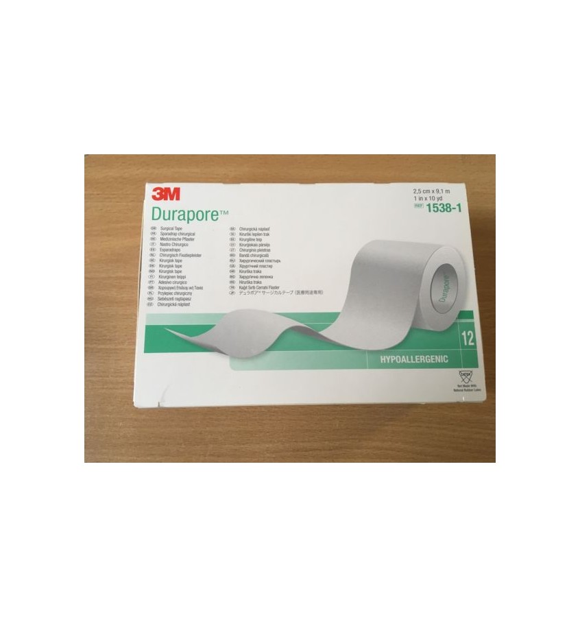 PLASTER JEDW DURAPORE.9,14MX2,5CM  3M
