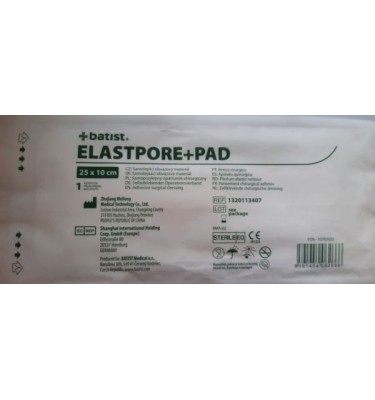 PLASTER ELASTPORE+PAD 10cm x 25cm ster. A'25