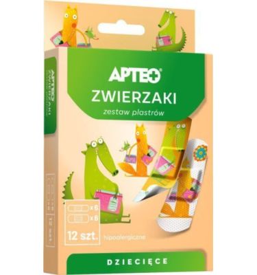 PLASTRY APTEO DLA DZIECI  Z OPATRUNKIEM A'12