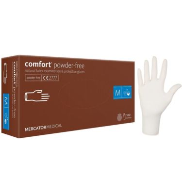 RĘKAWICE LATEXOWE STER.NPUDR.ROZM 7.0 COMFORT